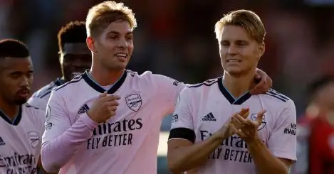 Arsenal duo Emile Smith Rowe and Martin Odegaard