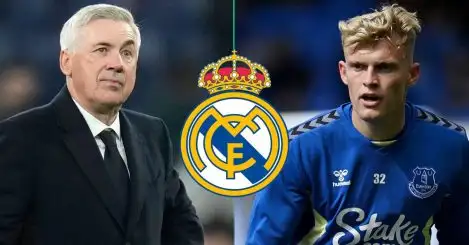 Everton in danger as Ancelotti orders Real Madrid to join Man Utd, Tottenham in race for one of their best players