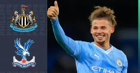 Newcastle and Crystal Palace linked Man City midfielder Kalvin Phillips